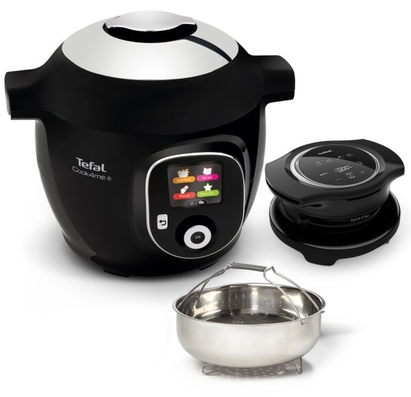 Tefal - Multifun. elektrický tlakový hrnec s příslušenstvím 6 l 1600W/230V černá