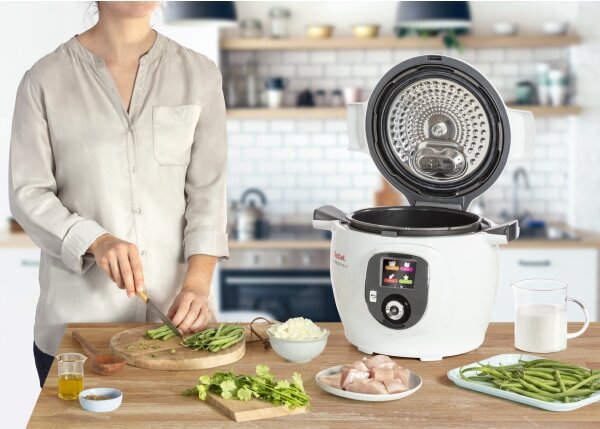 Tefal - Multifunkční elektrický hrnec 6 l 1600W/230V bílá