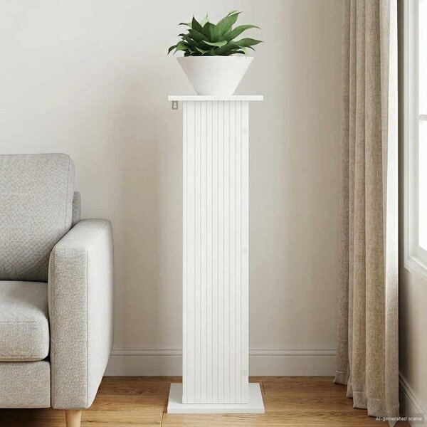 VidaXL Stojan na rostliny 30,5 x 30 x 100,5 cm [899760] Barva: Bílá