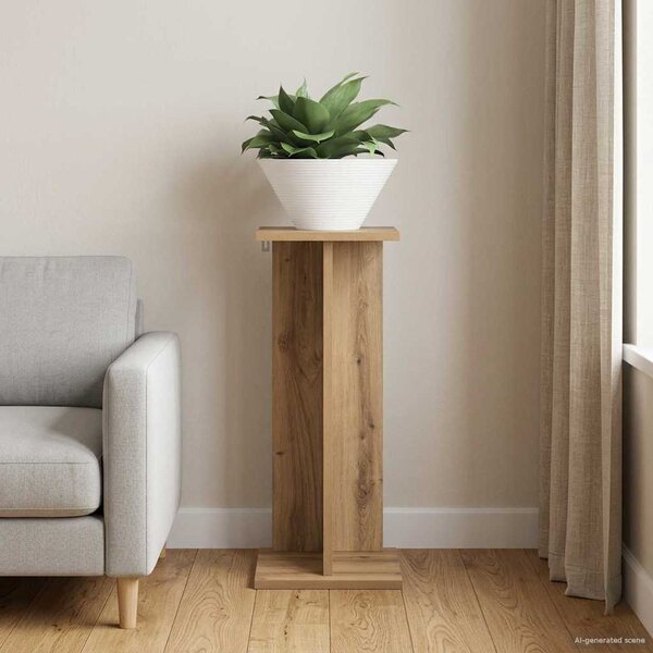 VidaXL Stojan na rostliny 25 x 25,5 x 60,5 cm [899672] Barva: Staré dřevo