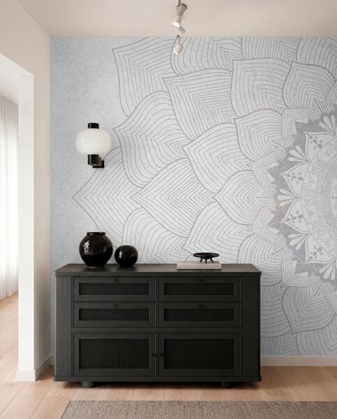 Fototapety Kulatá mandala, tapeta pro prostor na jógu nebo pro harmonizaci osobního prostoru. Nástěnná, Fototapety designové, w01088v2 : uwalls.cz