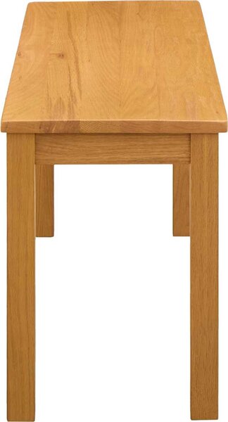 VidaXL Jídelní lavička 95 x 32 x 45 cm Masivní dubové dřevo Přírodní [42039170]