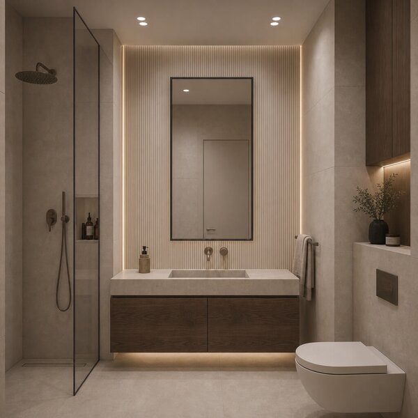Baltica Design Aluma zrcadlo 50x100 cm obdélníkový černá 5904107933511