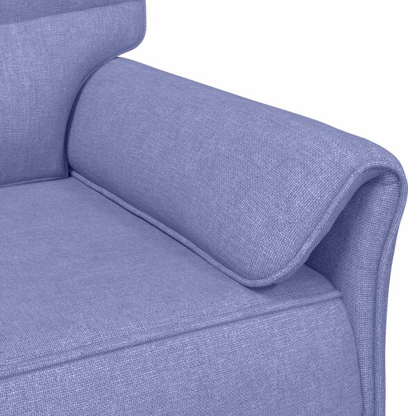 VidaXL Set pohovek 2 ks Textil [3424884] Barva: tmavě hnědá