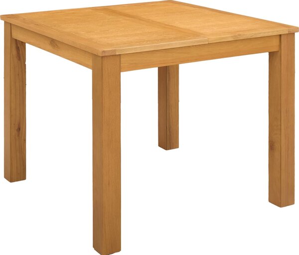 VidaXL Jídelní stůl 90 x 90 x 75 cm Masivní dubové dřevo Přírodní [42039176]