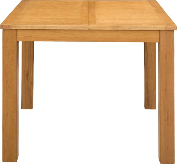 VidaXL Jídelní stůl 90 x 90 x 75 cm Masivní dubové dřevo Přírodní [42039176]
