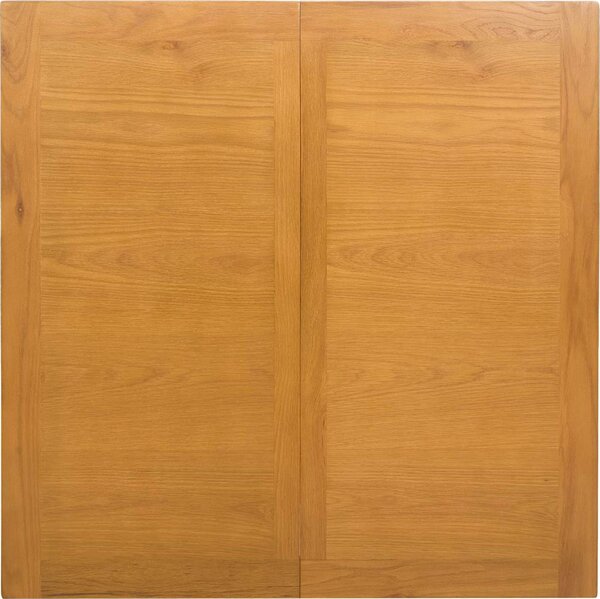 VidaXL Jídelní stůl 90 x 90 x 75 cm Masivní dubové dřevo Přírodní [42039176]
