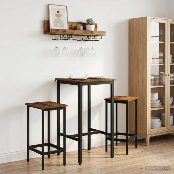 VidaXL Barový stůl 52 x 52 x 110 cm Kompozitní dřevo [8006143] Barva: dub artisan