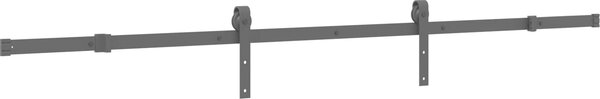 VidaXL Posuvné dveře NARVIK 80 x 210 cm (213,5 cm) Přirozená a černá [3445212]