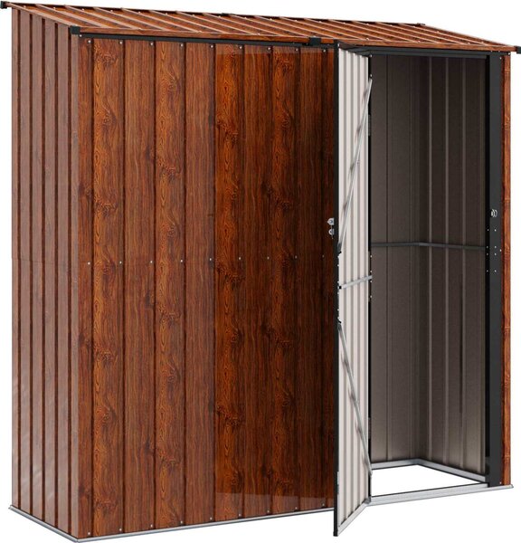 VidaXL Zahradní kůlny 203,5 x 73 x 200 cm Kov [42011302] Barva: Antracit