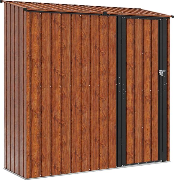 VidaXL Zahradní kůlny 203,5 x 73 x 200 cm Kov [42011302] Barva: Antracit