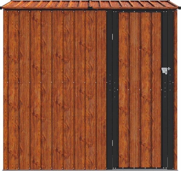 VidaXL Zahradní kůlny 203,5 x 73 x 200 cm Kov [42011302] Barva: Antracit