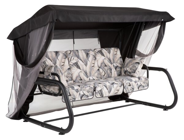 Zahradní houpačka Venezia s moskytiérou a bočními stolky G057-06PB PATIO 448530