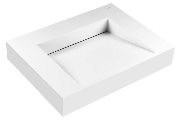 Oltens Stila umyvadlo 60x45 cm obdélníkový klasický bílá matný 40000900