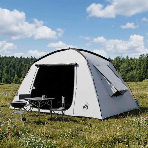 VidaXL Chata stan se střechou 300 x 210 x 156 cm Polyester [42028514] Barva: Armádní zelená