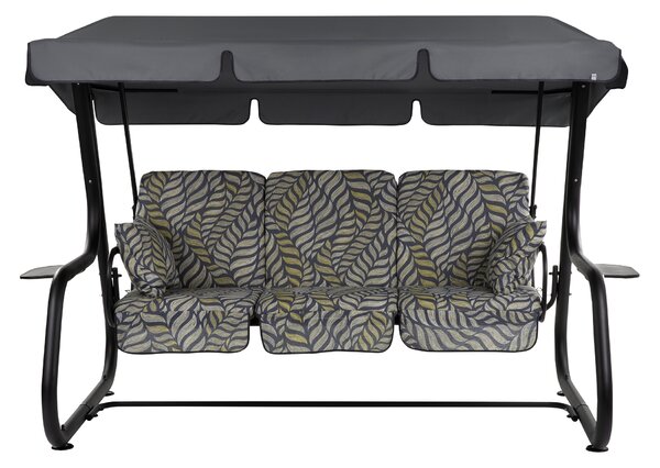 Zahradní houpačka Rimini Black Edition s bočními stolky G050-06PB PATIO 448566