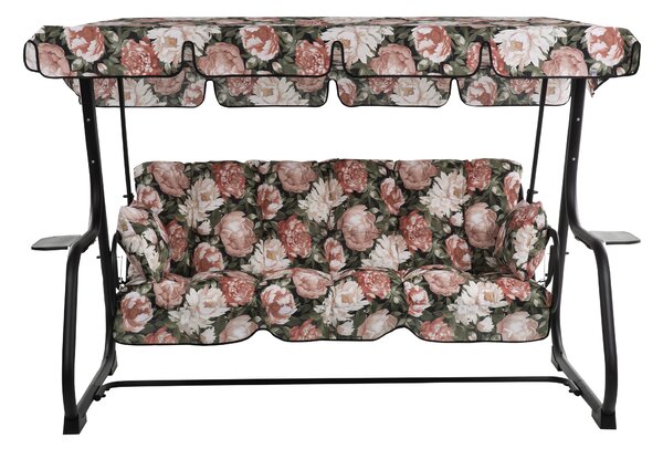 Zahradní houpačka Parma Black Edition s bočními stolky A011-05PB PATIO 448914