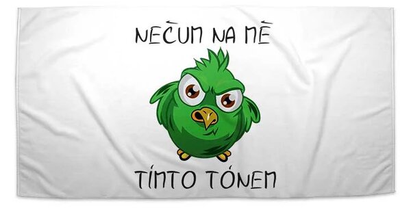 Sablio Ručník Nečum na mě tímto tónem - 30x50 cm