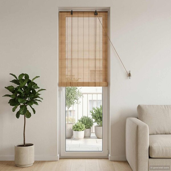VidaXL Roleta 60 x 220 cm Bambus [42039717] Barva: Šedá