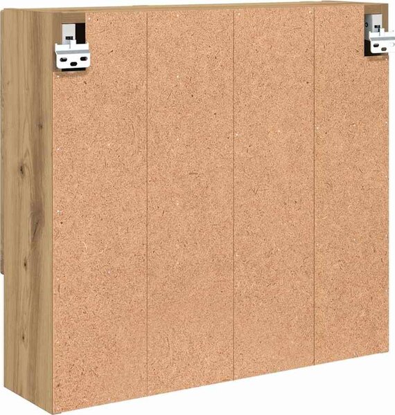 VidaXL Zrcadlová skříň 59 x 17 x 55 cm Kompozitní dřevo [883373] Barva: Staré dřevo