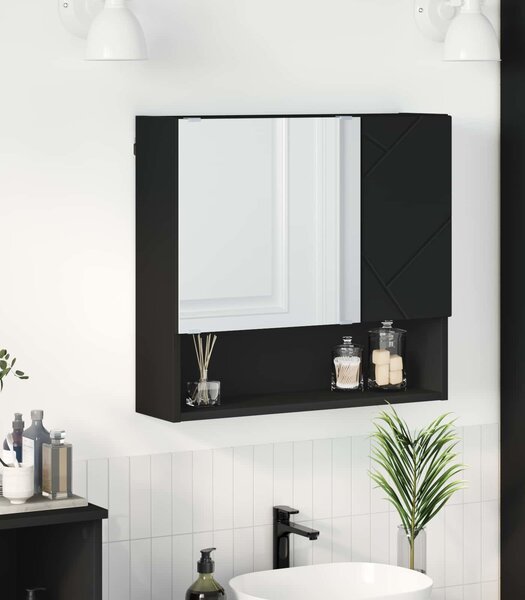 VidaXL Zrcadlová skříň 59 x 17 x 55 cm Kompozitní dřevo [883373] Barva: Staré dřevo