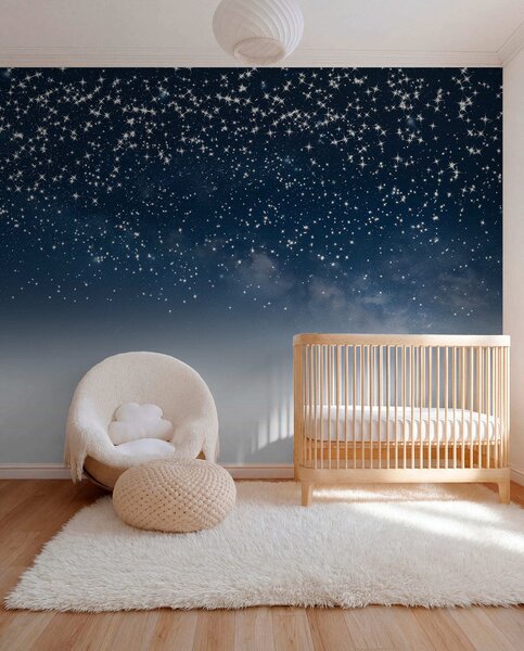 Fototapety Hvězdná noční obloha, měkký gradient, kosmický, souhvězdí, Fototapety space, w01797v1 : uwalls.cz