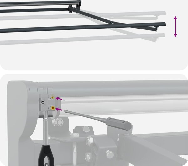 VidaXL Elektrická Retrakční markýza a 4 × 3,5 m [3422064] Barva látky: Taupe, Barva rámu: Antracit