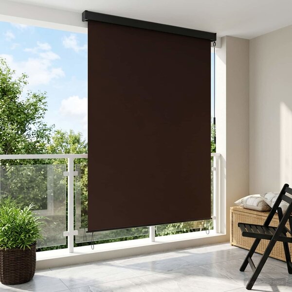 VidaXL Roleta 180 x 250 cm Textil a hliník [42037201] Barva: krémová