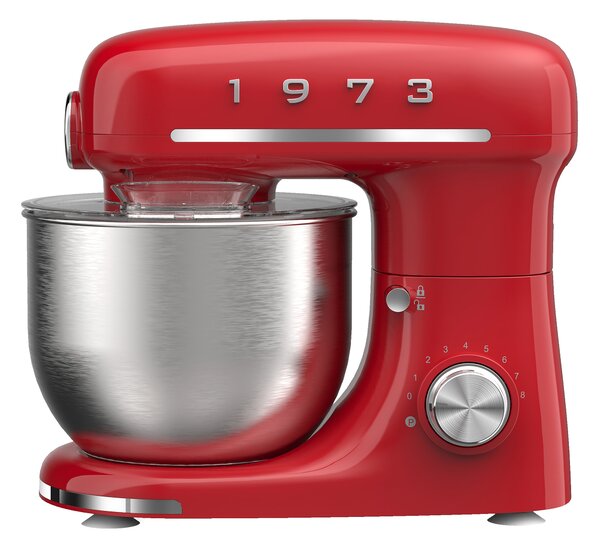 SILVERCREST® KITCHEN TOOLS Kuchyňský robot retro 1973 SKML 600 A1, červená (100364465)