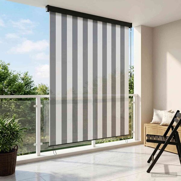 VidaXL Roleta 180 x 250 cm Textil a hliník [42037201] Barva: krémová