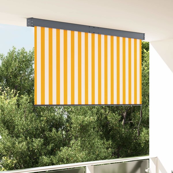 VidaXL Roleta 180 x 250 cm Textil a hliník [42037201] Barva: krémová