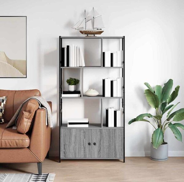VidaXL Knihovna 80 x 30 x 155,5 cm Kompozitní dřevo [868442] Barva: kouřový dub