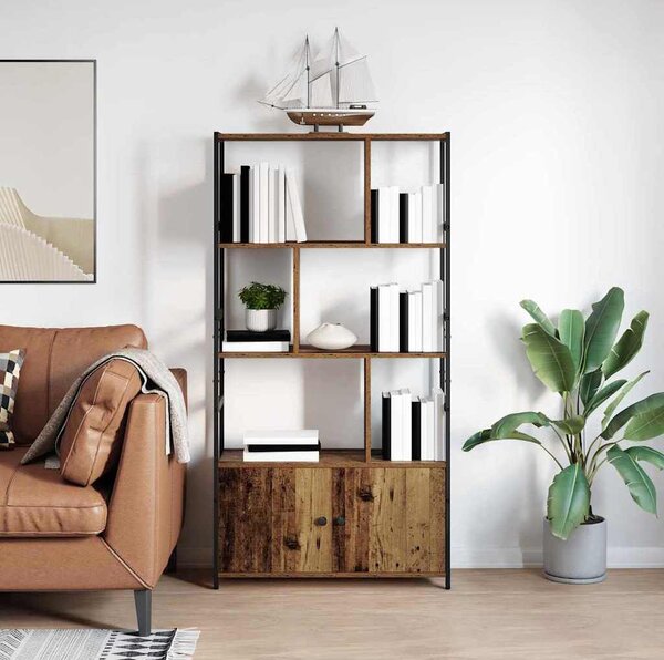 VidaXL Knihovna 80 x 30 x 155,5 cm Kompozitní dřevo [868442] Barva: kouřový dub