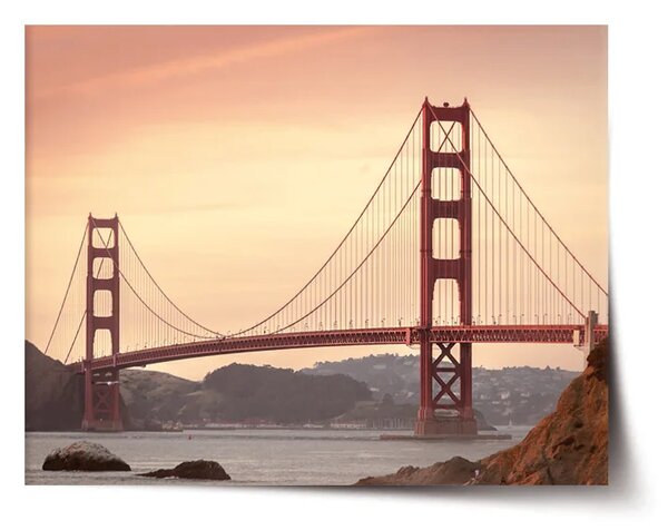 Sablio Plakát Golden Gate 2 - 60x40 cm