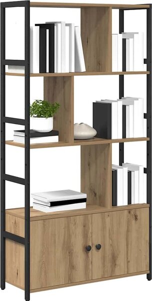 VidaXL Knihovna 80 x 30 x 155,5 cm Kompozitní dřevo [868442] Barva: kouřový dub