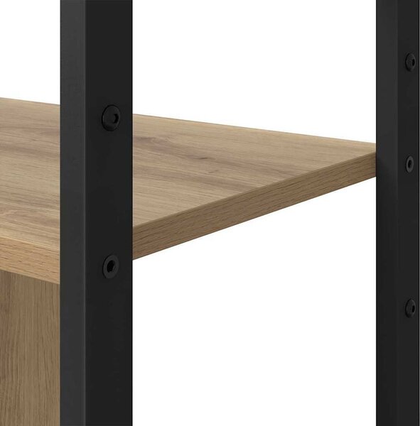 VidaXL Knihovna 80 x 30 x 155,5 cm Kompozitní dřevo [868442] Barva: kouřový dub