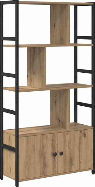 VidaXL Knihovna 80 x 30 x 155,5 cm Kompozitní dřevo [868442] Barva: kouřový dub
