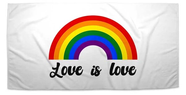 Sablio Ručník Love is love 2 - 30x50 cm