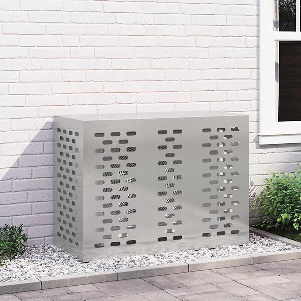 VidaXL Ochrana klimatizace Stříbrná 110 x 50 x 80 cm [865910] Barva: antracitová