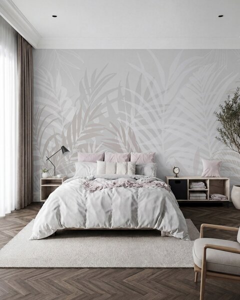 Fototapety Trendy tropické listy, Fototapety 3D, Fototapety 3d listí, w02026 : uwalls.cz