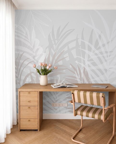 Fototapety Trendy tropické listy, Fototapety 3D, Fototapety 3d listí, w02026 : uwalls.cz