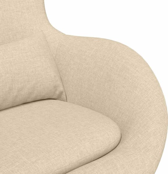 VidaXL Vajíčkové křeslo textil [42002742] Barva: Tmavě šedá