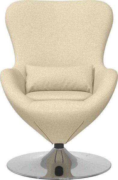 VidaXL Vajíčkové křeslo textil [42002742] Barva: Tmavě šedá