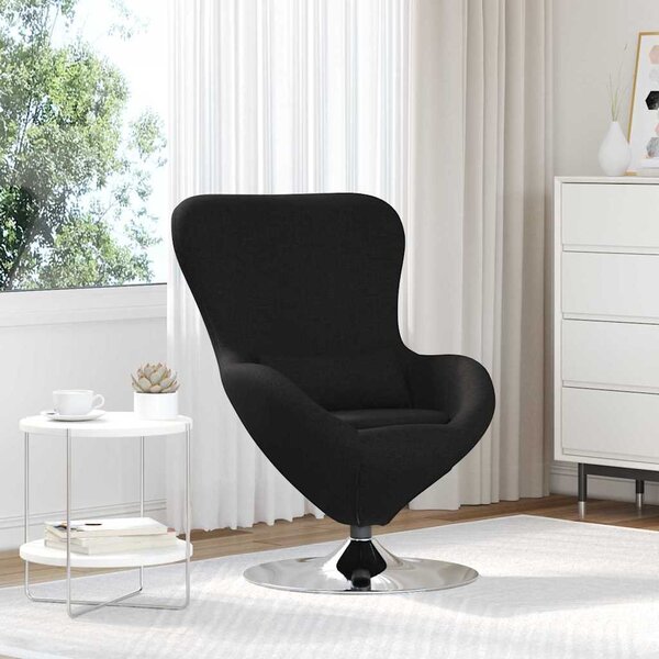 VidaXL Vajíčkové křeslo textil [42002742] Barva: Tmavě šedá