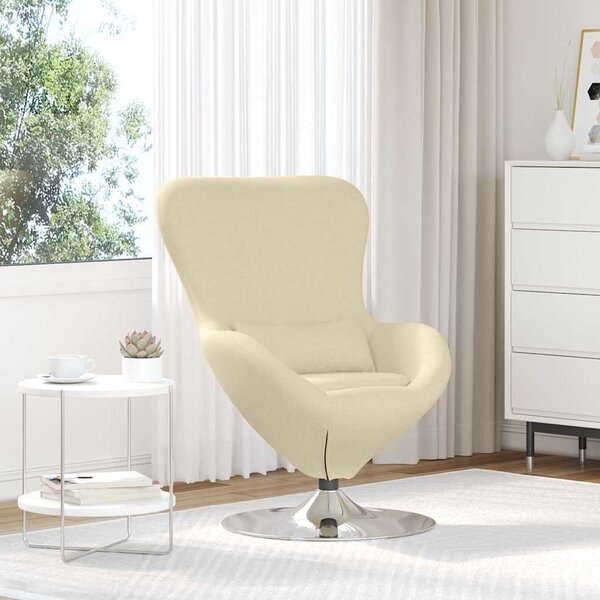 VidaXL Vajíčkové křeslo textil [42002742] Barva: Tmavě šedá