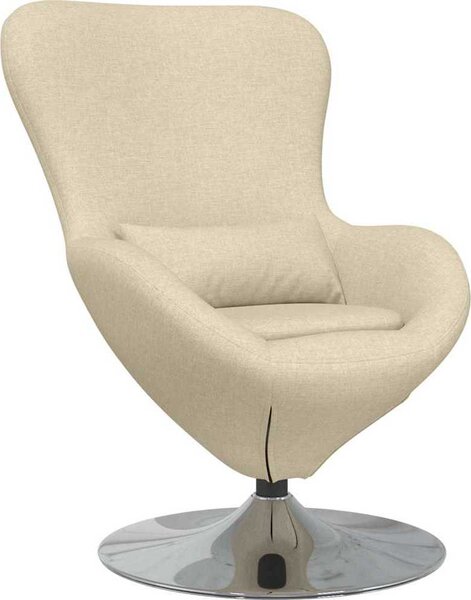 VidaXL Vajíčkové křeslo textil [42002742] Barva: Tmavě šedá