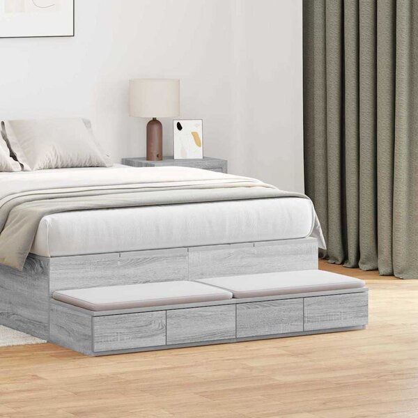 VidaXL Zásuvky pod postel 120 x 36,5 x 16,5 cm [866942] Barva: Bílá