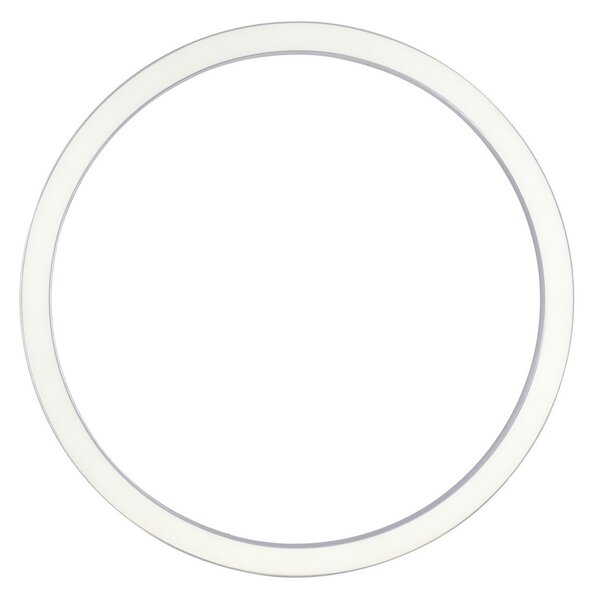 Stropní Lampa PURE, PURE Lines Round, stmívatelné, Šedá, Obývací pokoj, Kov, Moderní