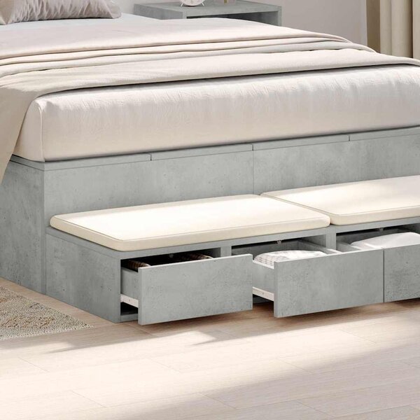 VidaXL Zásuvky pod postel 120 x 36,5 x 16,5 cm [866942] Barva: Bílá
