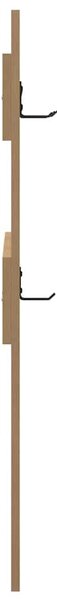 VidaXL Nástěnný věšák na kabáty Nástěnná montáž [874506] Barva: dub sonoma